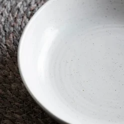 Schüssel, Pion, Grau/ weiß