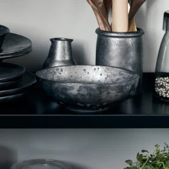 Schüssel, Pion, Schwarz/Braun