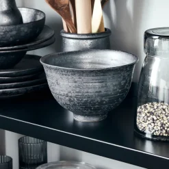 Schüssel, Pion, Schwarz/Braun