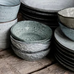 Schüssel, Rustic, Grau/Blau