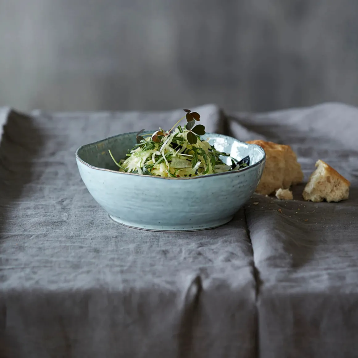 Schüssel, Rustic, Grau/Blau