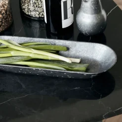 Servierschale, Pion, Schwarz/Braun