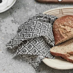 Servietten, HDJoin, Schwarz;Off-White