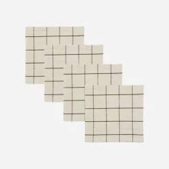 Servietten, HDJoin, Schwarz;Off-White