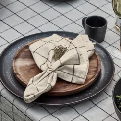 Servietten, HDJoin, Schwarz;Off-White