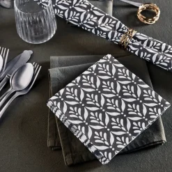 Servietten, HDMento, Schwarz