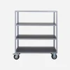 Shelving unit w. 4 wheels, HDTrolley, Grey