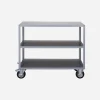 Shelving unit w. 4 wheels, HDTrolley, Grey