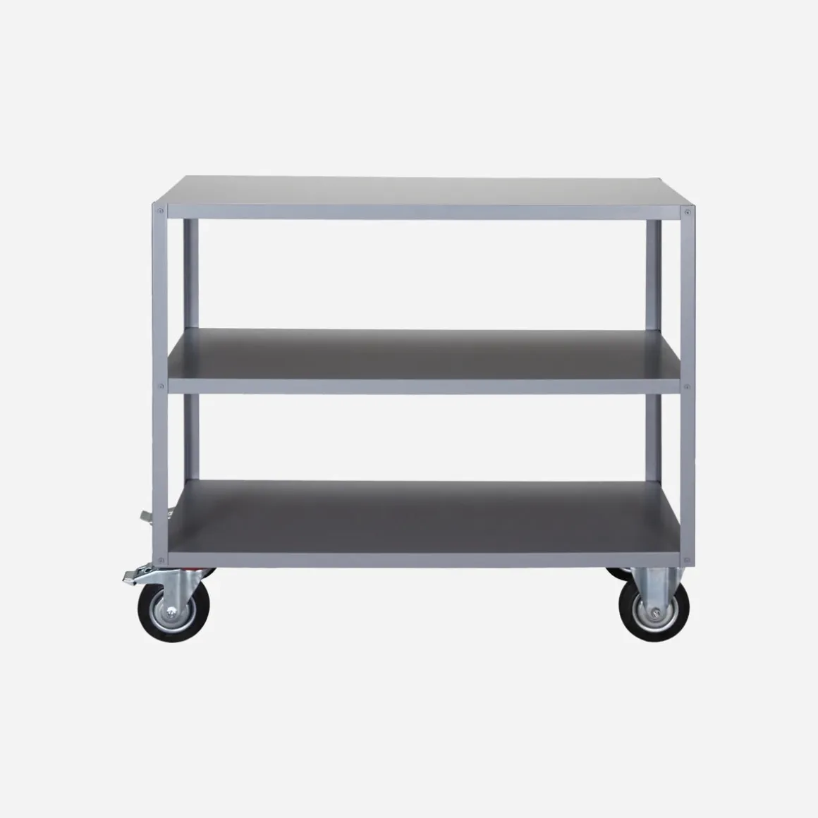 Shelving unit w. 4 wheels, HDTrolley, Grey