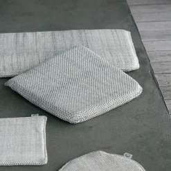 Sitzkissen mit Füllung, Cuun, Schwarz/Weiß