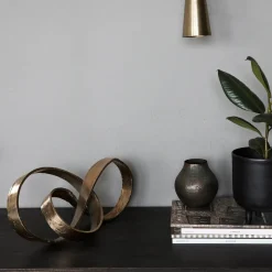 Skulptur, Nauji, Messing-finish