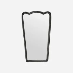 Spiegel mit Rahmen, HDJamp, Schwarz