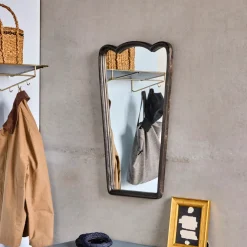 Spiegel mit Rahmen, HDJamp, Schwarz