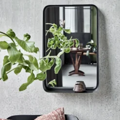 Spiegel mit Rahmen, HDPejo, Antikes Schwarz