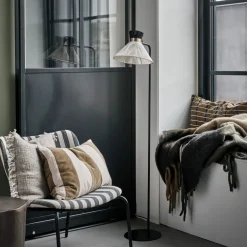 Stehlampe, HDCord, Schwarz