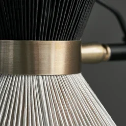 Stehlampe, HDCord, Schwarz