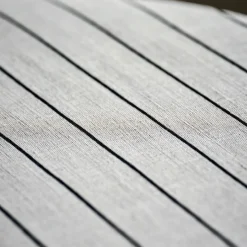 Stehlampe, HDRafi base with HDShade, Antique brown base / Off-white w. black stripes shade