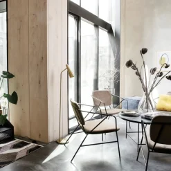 Stehlampe, Precise, Messing