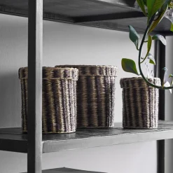 Storage boxes, HDHome, Nature;Brown