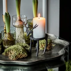 Teelichthalter, HDDeer, Schwarz