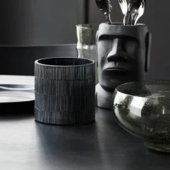 Teelichthalter, HDGara, Schwarz