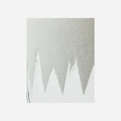 Teelichthalter, HDGlitt, Klar;Weiß;Glitzer