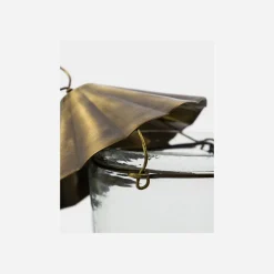 Teelichthalter, HDHang, Klar;Messing