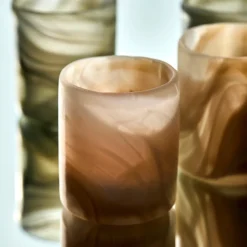 Teelichthalter, HDKae, Beige