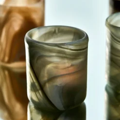 Teelichthalter, HDKae, Grau