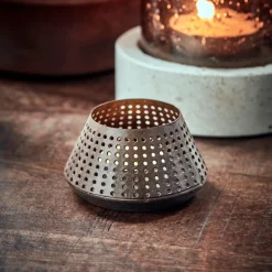 Teelichthalter, HDMinis, Antikes Braun