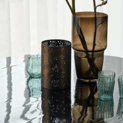 Teelichthalter, HDRando, Antikbraun