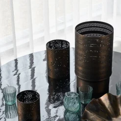 Teelichthalter, HDRando, Antikbraun