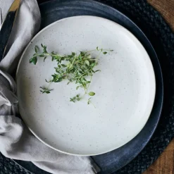 Teller, Pion, Grau/ weiß