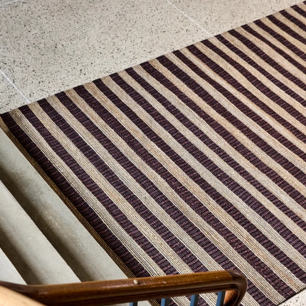 Teppich, HDBlock, Braun;Natur