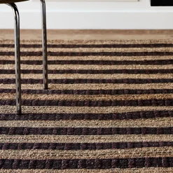 Teppich, HDBlock, Braun;Natur