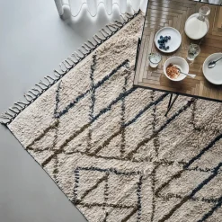 Teppich, HDIndi, Off-White