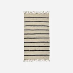 Teppich, HDSima, Schwarz/Natur