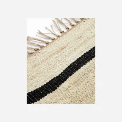 Teppich, HDSima, Schwarz/Natur