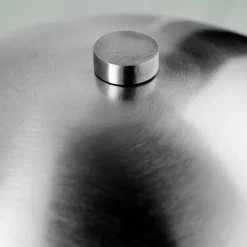 Tischleuchte, HDRoomie, Gebürstetes Silber-Finish