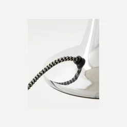 Tischleuchte, HDTulip, Silber-Finish