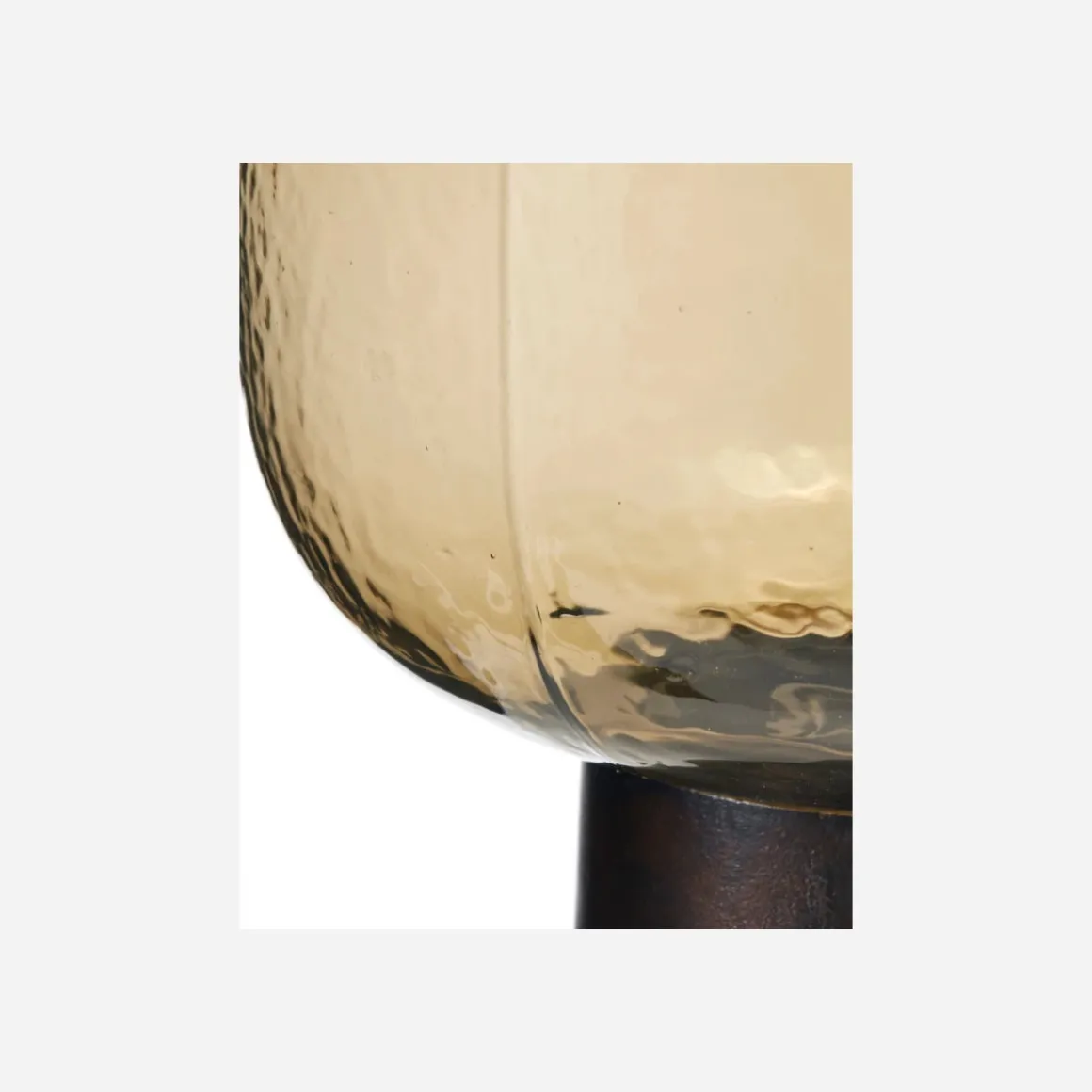 Tischleuchte, Note, Messingbraun