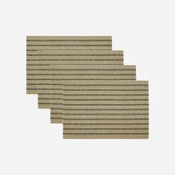 Tischset, HDFica, Schwarz;Natur