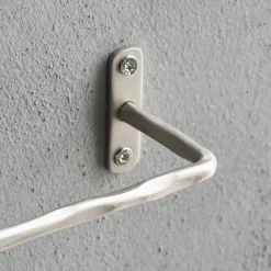 Toilettenpapierhalter, HDWelo, gebürstetes Silber-Finish