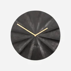 Uhr, HDShow, Messingbraun