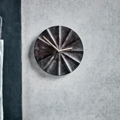 Uhr, HDShow, Messingbraun