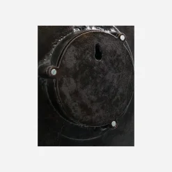 Uhr, HDShow, Messingbraun