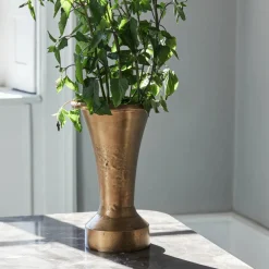 Vase, Florist, Antikes Messing