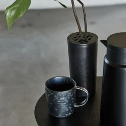 Vase, Flow, Messingbraun