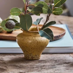 Vase, HDKolo, Senfgelb