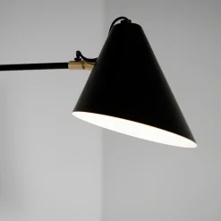 Wandleuchte, Club, Schwarz